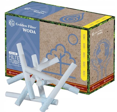 Gilzy papierosowe GOLDEN FILTER 500szt X 4 ŻYWIOŁY zestaw 2000szt na Arena.pl