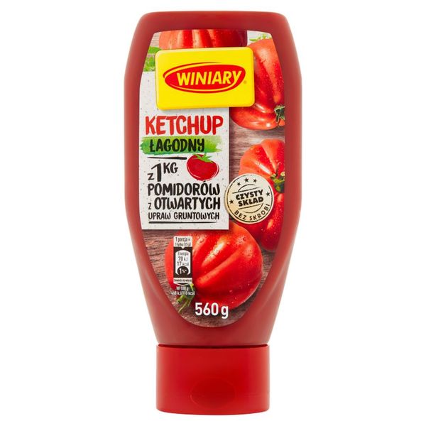 Winiary Ketchup łagodny 560 g zdjęcie 1