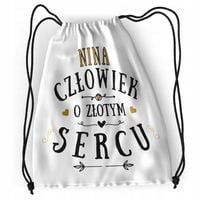 Plecak Dla Niny Szkolny Worek Torba Z Nadrukiem Ze Zdjęciem