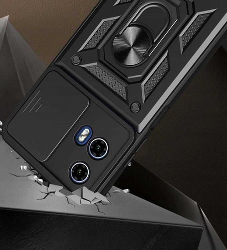 Spacecase Camring Motorola G04/G24/G24 Power Black na Arena.pl