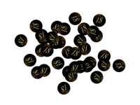 Konfetti papierowe czarne Sparkling 18 urodziny, 36 szt.