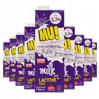 Mleko UHT 1l 3.2% bez laktozy MU! x12szt.