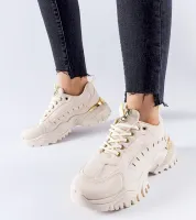 Beżowe sportowe sneakersy Laudes 39