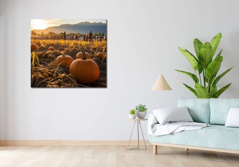 Obraz 100x90cm Złota Jesień zdjęcie 2