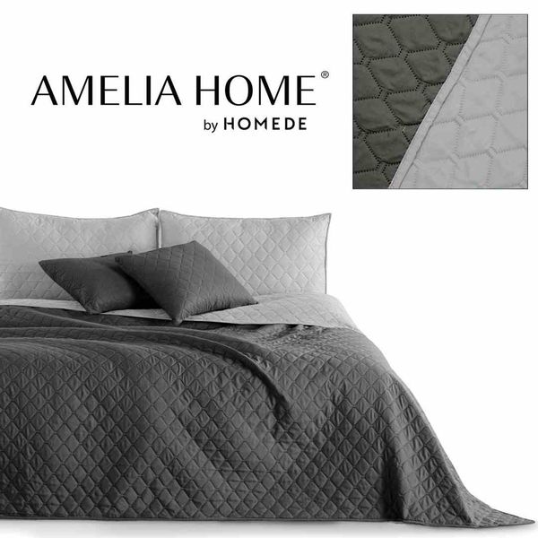 BEDS/AXEL/CHARCOAL+SILVER/260x280 zdjęcie 4