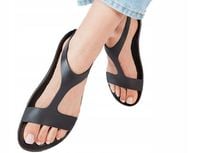 SANDAŁY DAMSKIE CROCS SERENA KLAPKI CZARNE SEXI TECHNOLOGIA CROSLITE