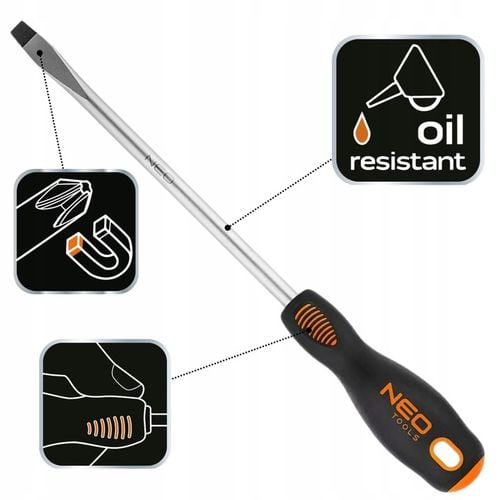 NEO TOOLS Zestaw Wkrętaków Śrubokrętów 9 szt. Płaskie i Krzyżowe na Arena.pl