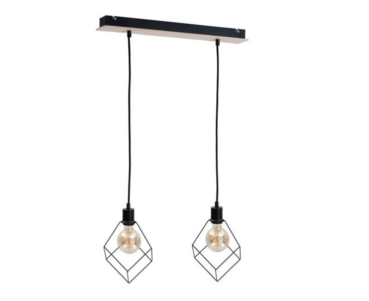 Lampa wisząca 2xE27 RUBEN WOOD zdjęcie 1