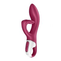 wibrator punktu g satisfyer embrace me silikonowy czerwony 20,5 cm