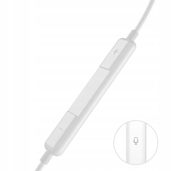 Słuchawki Douszne Przewodowe USB Typ C z MIKROFONEM Uniwersalne Wygodne zdjęcie 2