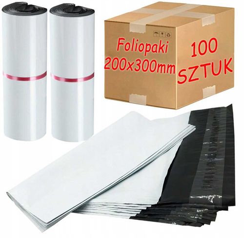 foliopaki kurierskie białe 200x300mm - 100 szt. na Arena.pl