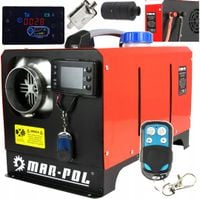 NAGRZEWNICA SPALINOWA DMUCHAWA OLEJOWA OGRZEWANIE POSTOJOWE 12kW 12V 230V