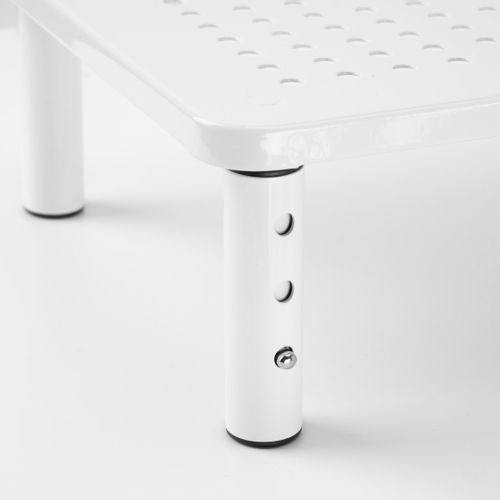 Podstawka pod monitor laptop MULING biała + szuflada na Arena.pl