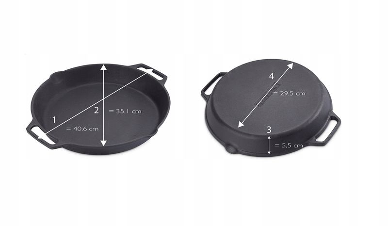 Patelnia Echtwerk 35 cm żeliwna zdjęcie 4