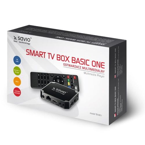 Savio Smart TV Box Basic One 1/8 TB-B01 na Arena.pl
