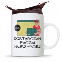 Kubek Prezent Dla Kuriera Dostarczam Najszybciej Z Nadrukiem Ze Zdjęciem