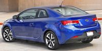 KIA FORTE KOUP - Listwy CHROM na drzwi boczne dekoracyjne chromowane