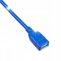 Przedłużacz USB Akyga AK-USB-28 niebieski 1m