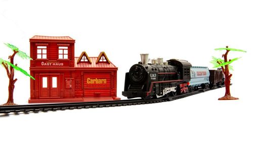 ZESTAW DLA DZIECI KOLEJKA , ŚWIATŁO I DŹWIĘK21 ELEMENTÓW na Arena.pl