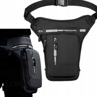 TORBA SASZETKA NERKA NA UDO NOGĘ Sportowa ROWER MĘSKA DAMSKA CZARNA