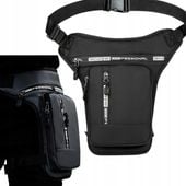 TORBA SASZETKA NERKA NA UDO NOGĘ Sportowa ROWER MĘSKA DAMSKA CZARNA