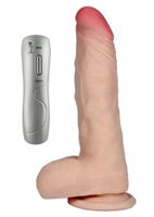 realistyczny wibrator rotujący hades loveclonex 19 cm