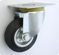 koło metal-guma 125mm obudowa skrętna 22 - kl125 skr
