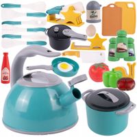 Zestaw Do Gotowania 33 Elementy Garnki Przybory Kuchenne Happy Little Chef