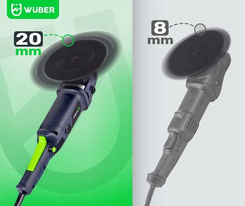 POLERKA SAMOCHODOWA 1500W MIMOŚRODOWA Z REGULACJĄ OSCYLACYJNA + GĄBKI +PADY na Arena.pl