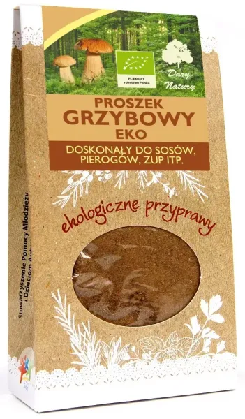 Proszek Grzybowy BIO 50 g - Dary Natury zdjęcie 1