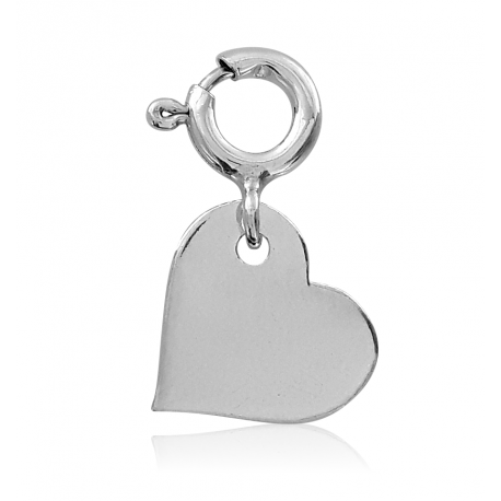 SREBRNY CHARMS SERDUSZKO SERCE SREBRO PRÓBY 925 GRAWER GRATIS zdjęcie 1