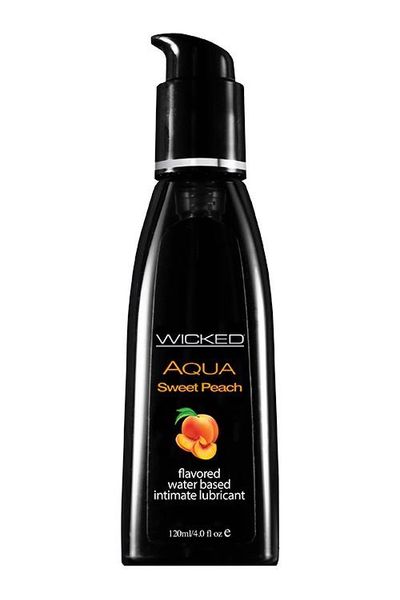 WICKED AQUA SWEET PEACH FLAVORED 120ML zdjęcie 1