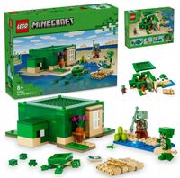 LEGO Minecraft 21254 Domek na plaży żółwi Prezent