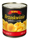 MK BRZOSKWINIA POŁÓWKI W SOSIE 820G