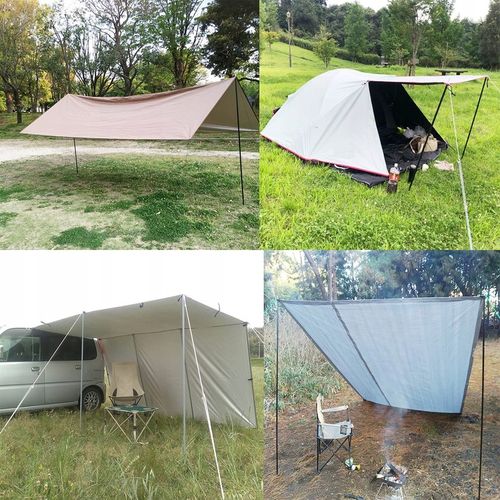 2X2M SŁUPKI NAMIOTOWE TELESKOPOWY Z STAL DO MARKIZY KEMPINGU REGULOWANY na Arena.pl