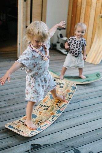 Switch Deska do balansowania z filcem dla dzieci 85cm bujak bezpieczna na Arena.pl