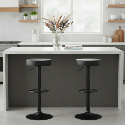 HOKER LOFTOWY KRZESŁO BAROWE REGULOWANE STOŁEK TABORET CZARNY NOGA na Arena.pl