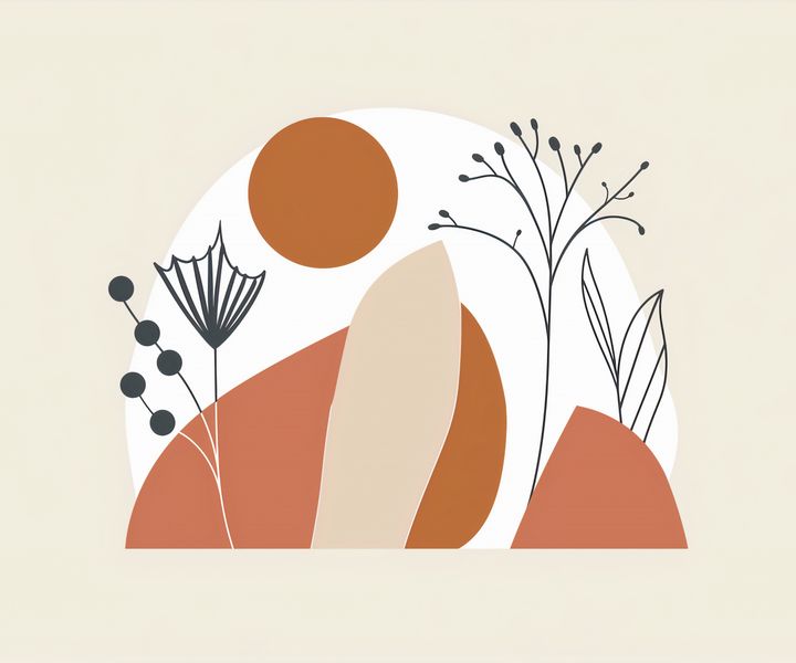 Plakat 60x50cm Organiczny Splot zdjęcie 1