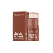 CLARESA Cheek 2 Cheek Kremowy Bronzer w sztyfcie nr 01 Neutral Sand 6g