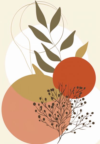 Plakat 68x98cm Impresja Jesieni zdjęcie 1