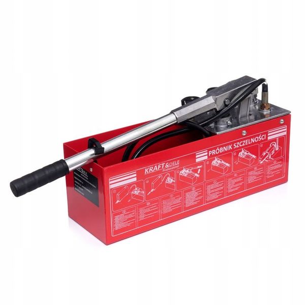 POMPA KONTROLNA DO PRÓB CIŚNIENIOWYCH SZCZELNOŚCI 0-50KG 45ML 12L TESTER zdjęcie 4