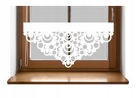 D42 Zazdrostka kuchenna firana NOWOCZESNA KÓŁKA ażurowa dekoracja 60x30