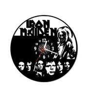 Zegar ścienny z płyty winylowej Iron Maiden 7.13