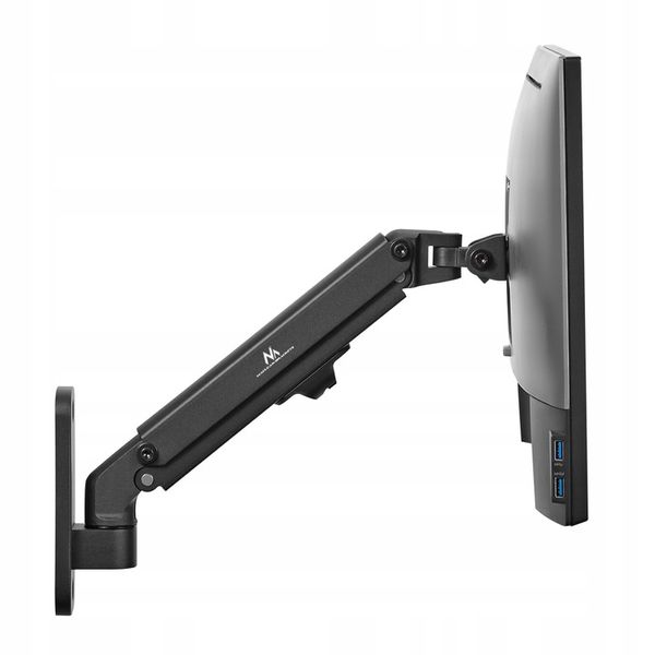 UCHWYT ŚCIENNY do MONITORA 17-27'' SPRĘŻYNA GAZOWA VESA 75x75mm 100x100mm zdjęcie 9