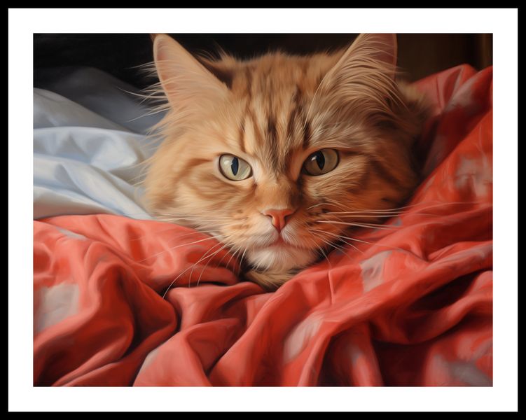 Plakat 65x50cm Mruczący Spokój zdjęcie 3