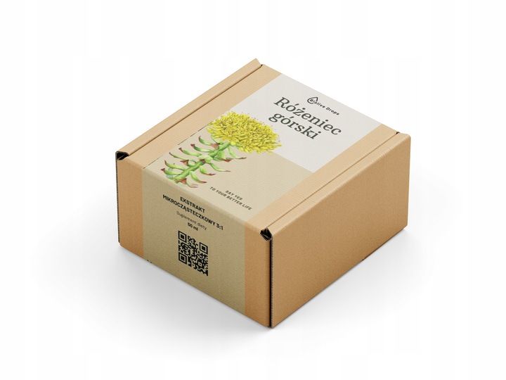 Różeniec Górski Krople Ekstrakt Mikrocząsteczkowy Adaptogeny Suplement 50ml zdjęcie 5