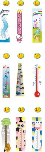 Naklejka samoprzylepnamiarka wzrostu dziecięca HIT na Arena.pl