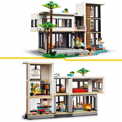 LEGO Creator 3w1 31153 Nowoczesny Dom Przy Plaży Kamienica Leśna Chatka na Arena.pl