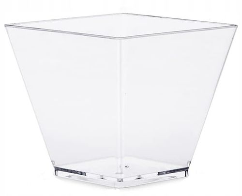 Zestaw Pojemniki piramidki na desery deserki mini 200ml + łyżeczki 50 kompl na Arena.pl