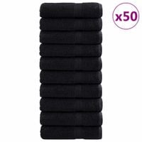 Ręczniki Gościnne 600 gsm SOLUND 50 pcs Czarny 50 x 100 cm
